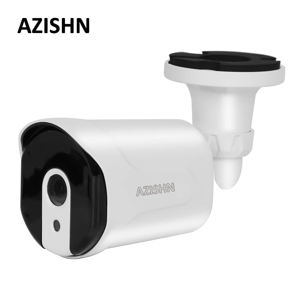 AZISHN H.265 Пуля Открытый IP Камера s 5MP 2592*1944 Super HD ночное видение видео CCTV обнаружения
