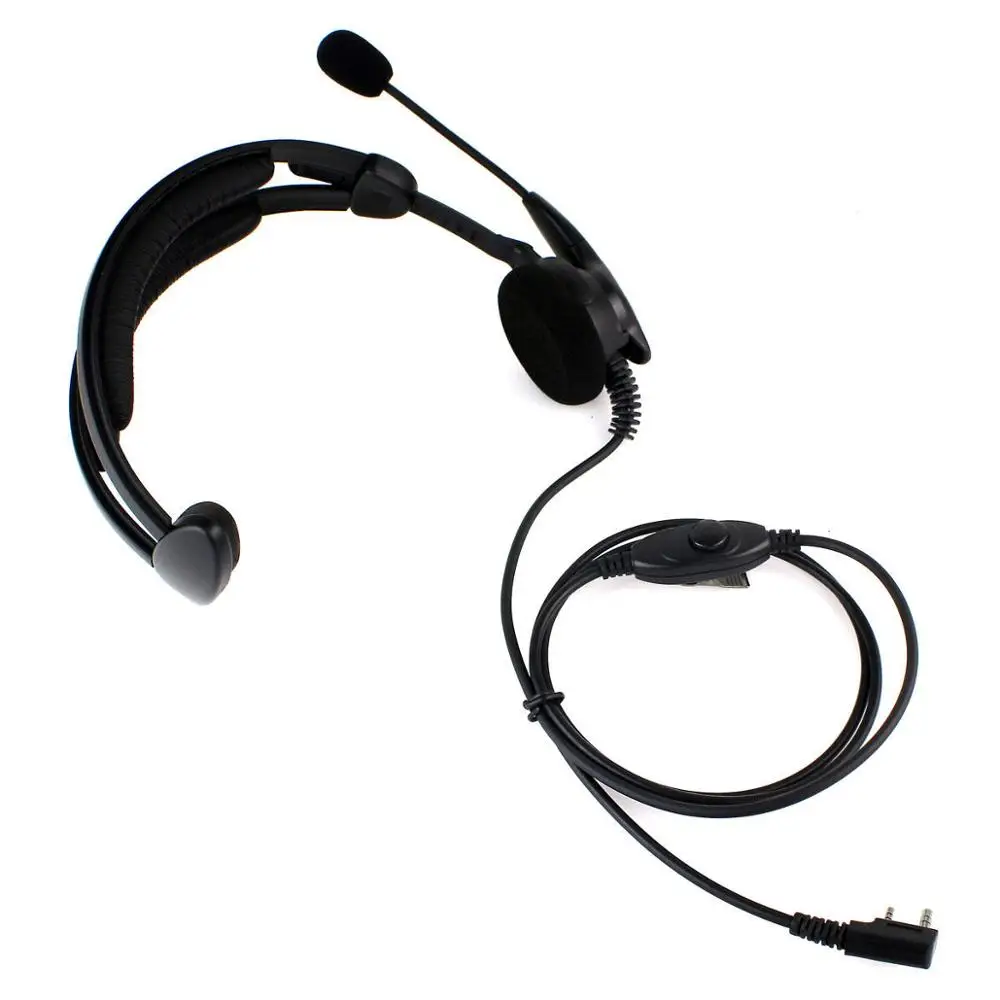 Совершенно новый XQF PTT MIC высокомощный динамик противошумная гарнитура для KENWOOD