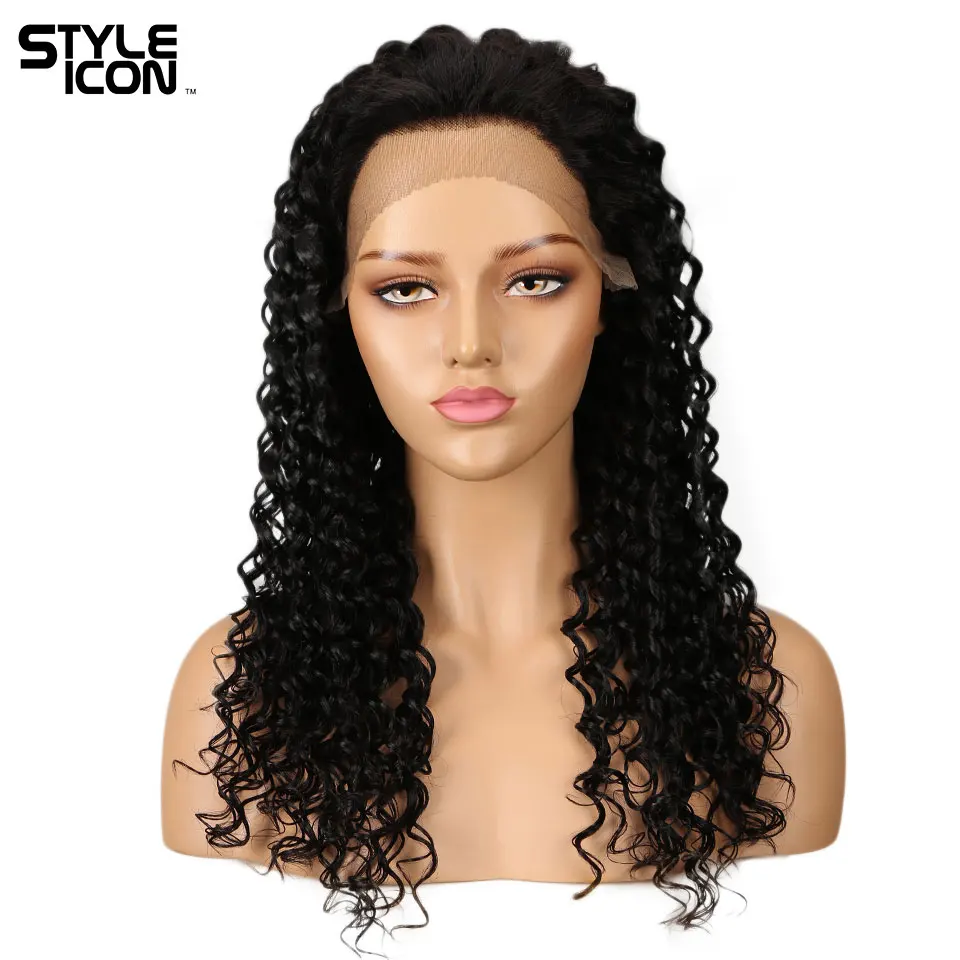 Styleicon 13х4 парики шнурка глубокая волна регулируемая полоса предварительно