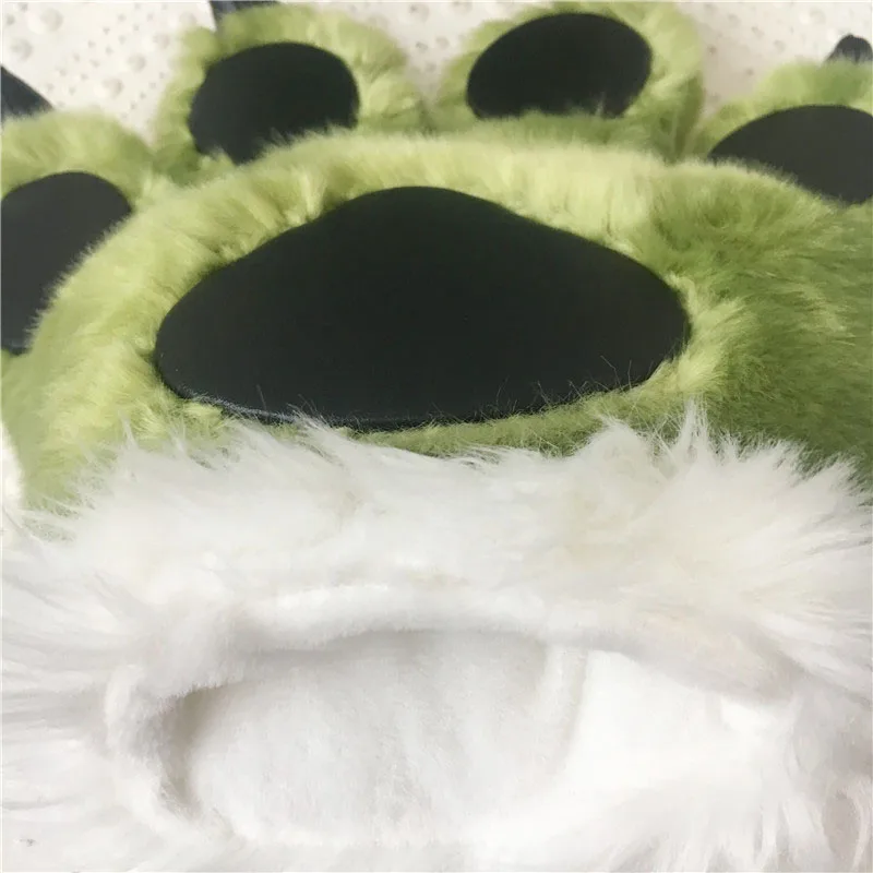 

Plush Gloves Toy Plush Soft Simulation Animals Paw Gloves Costume for Cosplay Halloween NSV775