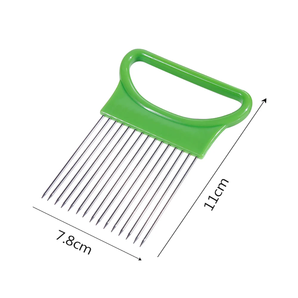 Anpro нержавеющая сталь Вилка овощная для картофеля томатов резак слайсер лук