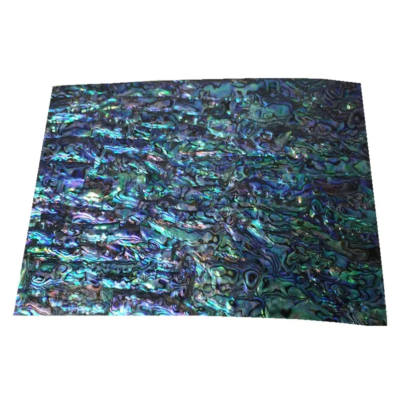 Новая Зеландия panua abalone shell ламинат лист с черной спинкой для деревянной инкрустации и домашнего ремесла украшения материал толщина 0,2 мм