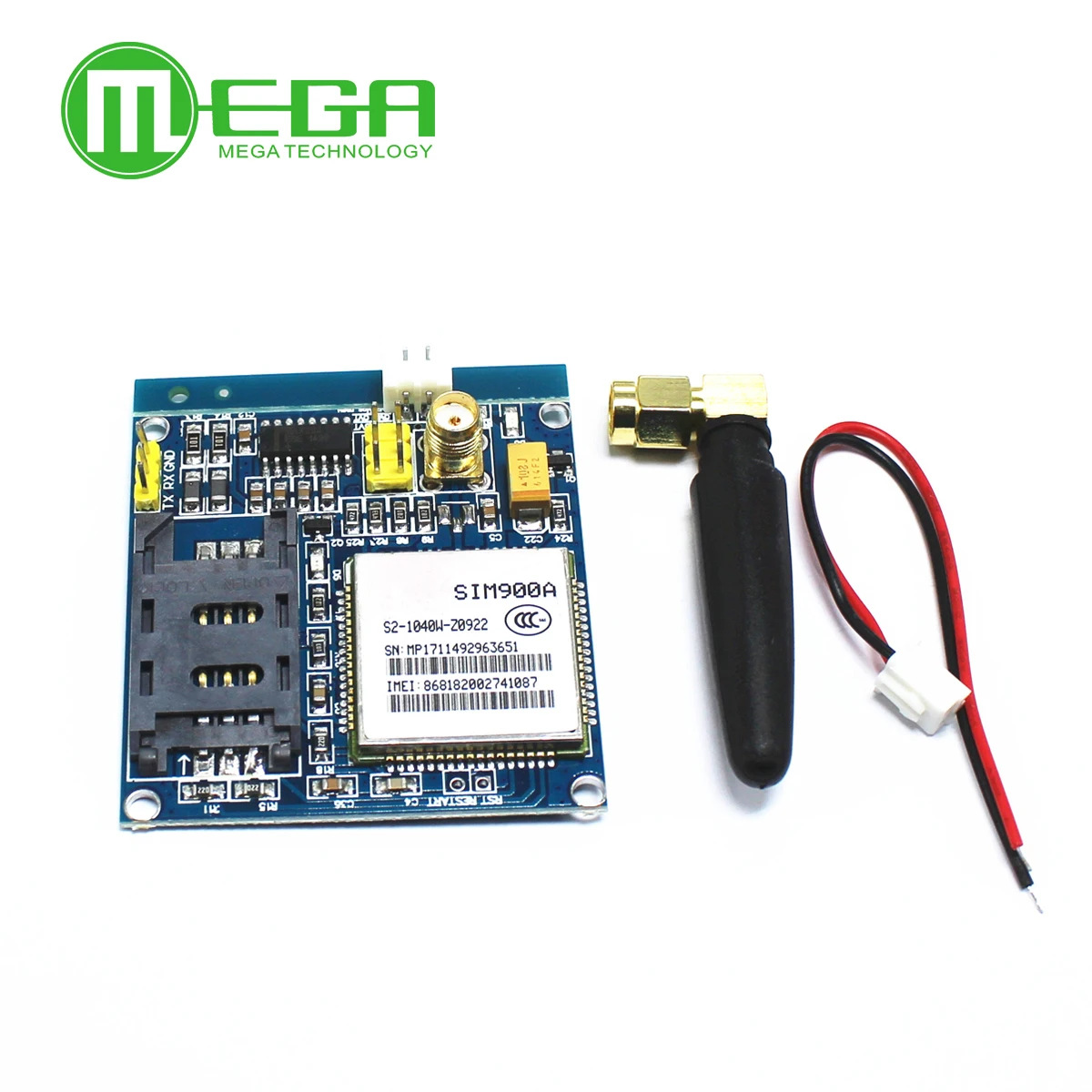 Модуль беспроводной передачи данных SIM900A SIM900 MINI V4.0 GSM GPRS плата в комплекте с