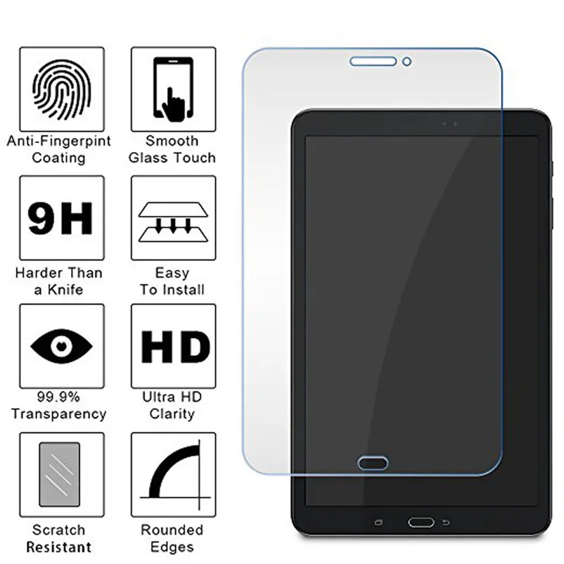 Абсолютная новинка! Премиум Закаленное стекло-экран протектор для Samsung Galaxy Tab S3 8 0