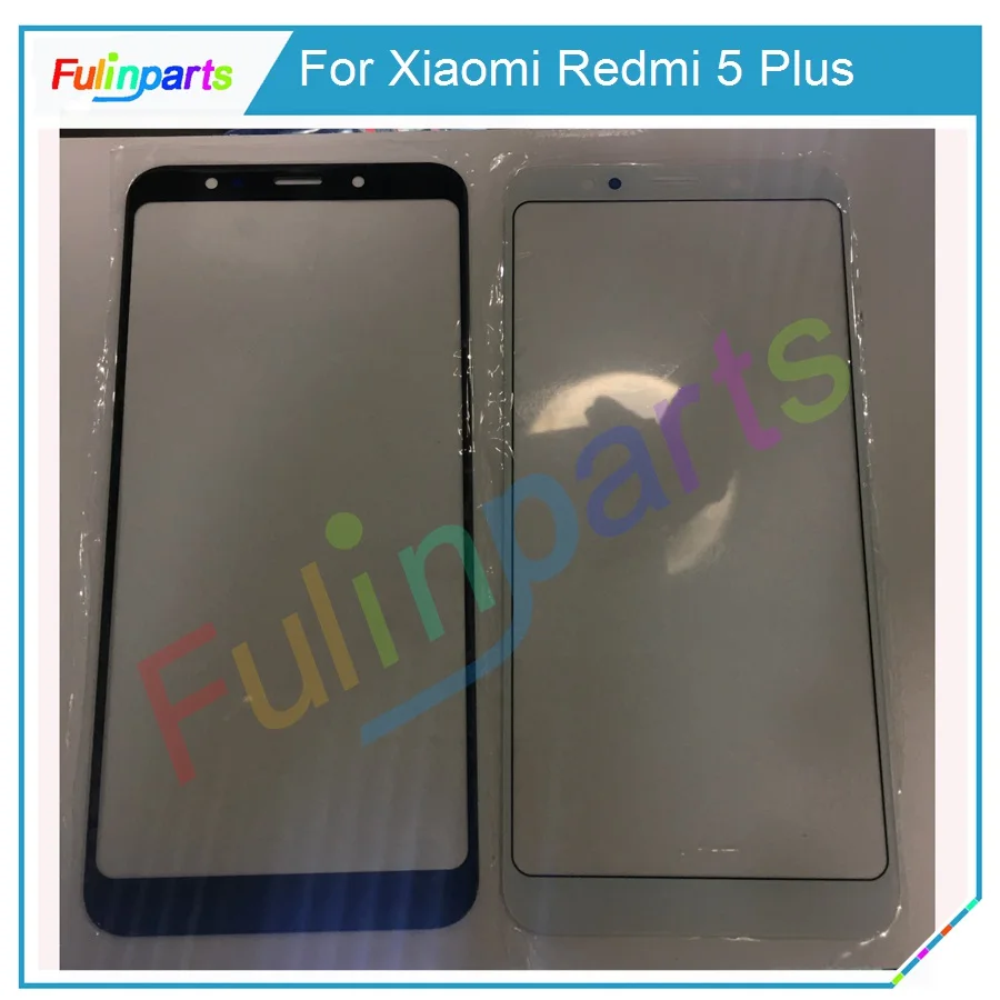 Черный/белый для Xiaomi Redmi 5 Plus Переднее стекло сенсорный экран Топ Объектив ЖК