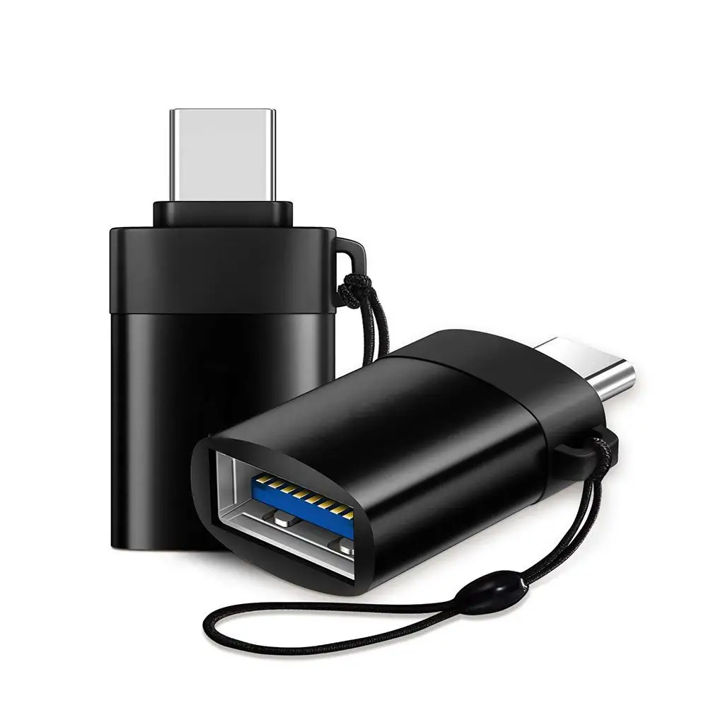 Адаптер HobbyLane Micro USB Type C 3 0 OTG из алюминиевого сплава с брелоком d20|Кабели USB| |