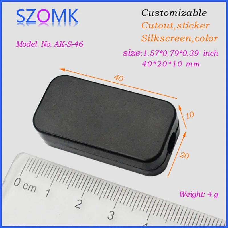 10 штук в партии szomk diy Пластиковая распределительная коробка 40*20*10 мм для проекта