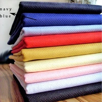 top quality 14st 14ct 11ct 11st embroidery cross stitch canvas fabric navy blue color any size 100cmx150cm