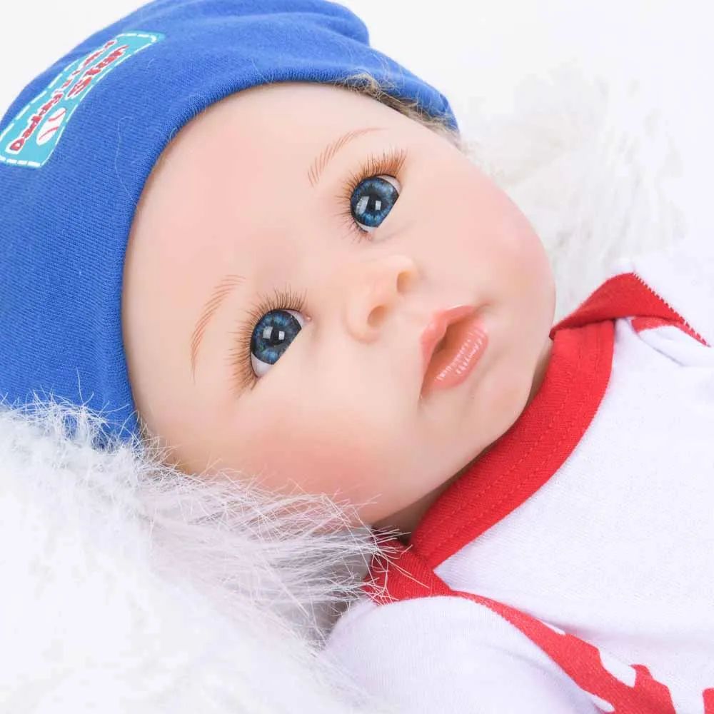 

22 Inch Cloth Body Reborn Baby Dll Toys Lifelike Newborn Princess Babies Doll Christmas Birthday Gift Action Figure Toy