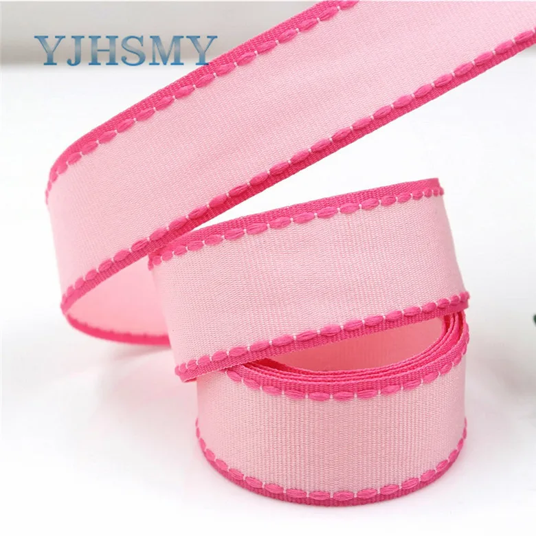 G-181028-1459 YJHSMY G-181028-1459, 25 мм 10 ярдов сплошной цветной крючок кружево grosgrain ленты, свадебные украшения, рукоделие Подарочная упаковка материалов - Цвет: G-181028-1459