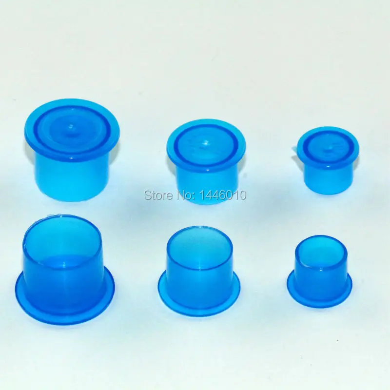 1000PCS 11mm Disposable Tattoo Ink Cups Blue Plastic Ink Caps Cups For Tattoo Ink Tattoo Accessories Free Shipping