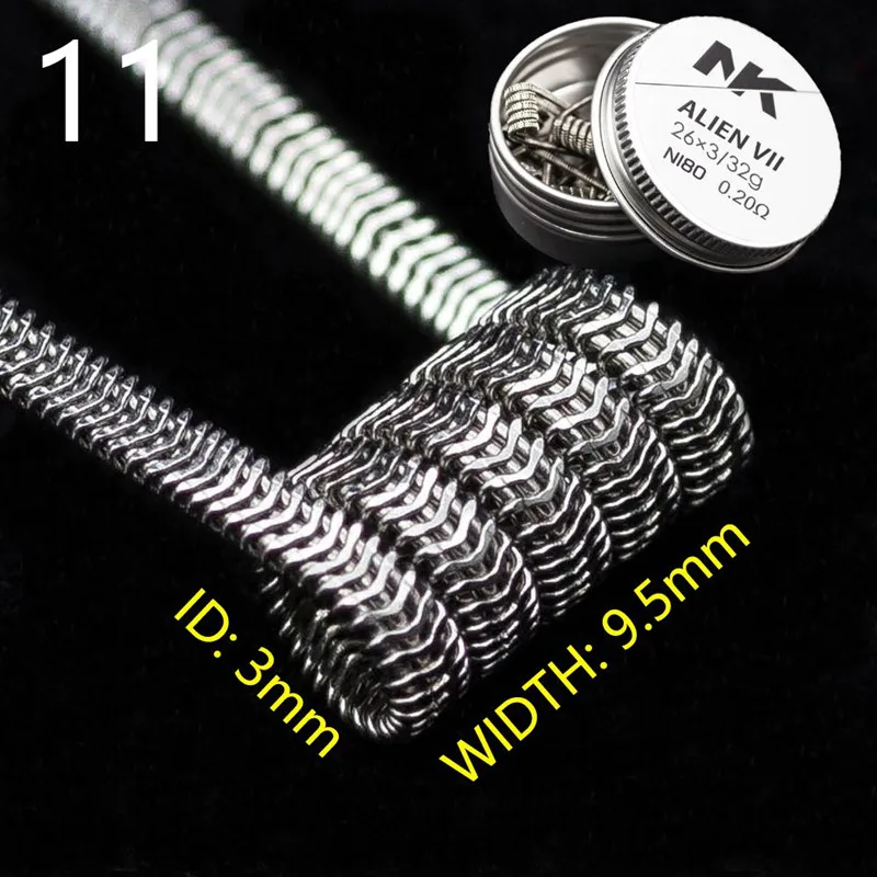 NK поставщик лучшее качество prebuilt SS 316L Ni80 катушка MTL fused clapton скрученная готовая