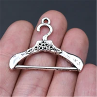 wkoud 10pcs silver color commodity hanger glamour alloy pendants for earring bracelet diy popular jewelry findings a690