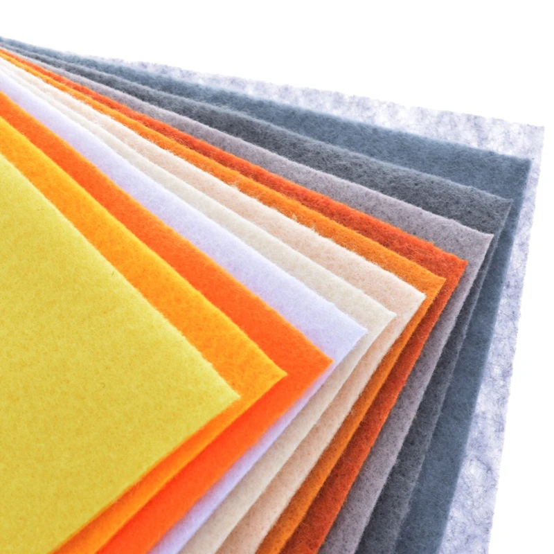 Нетканая войлочная ткань толщиной 1 мм мягкий войлок из полиэстера для домашнего