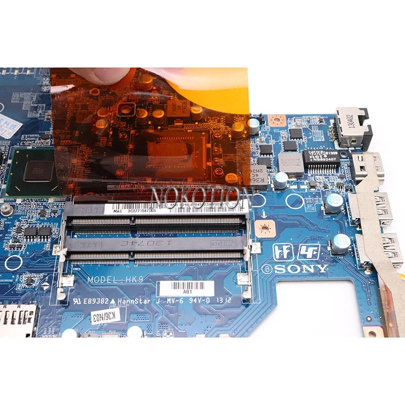 Nokotion для sony viao SVF152 SVF15 SVF152A29M A1945023A DA0HK9MB6D0 материнская плата ноутбука с процессором