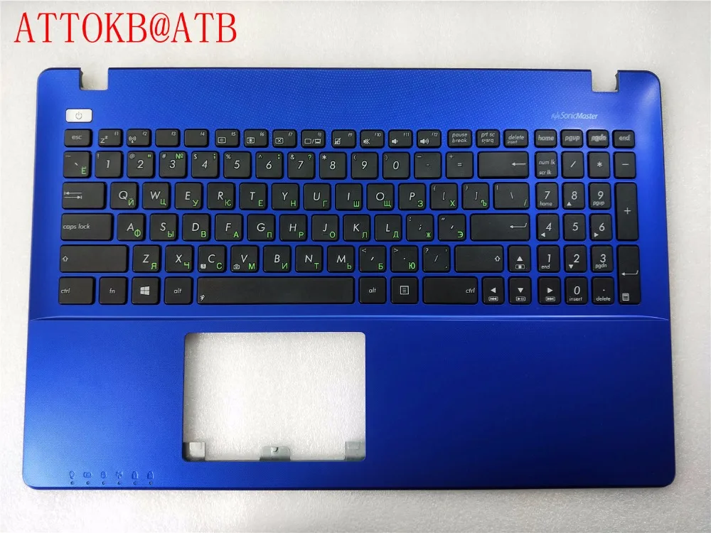 Russian Laptop Keyboard for ASUS R513C W50J R513MJ F5000C Y582L Y581L W518L K550LD R510JD topcase keyboard with cover With C | Компьютеры