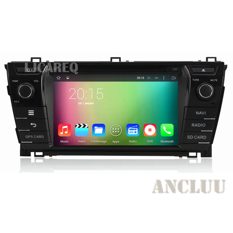 7 &quotQuad Core Android 5.1 автомобильный DVD для Toyota Corolla 2014 2015 GPS головное устройство стерео