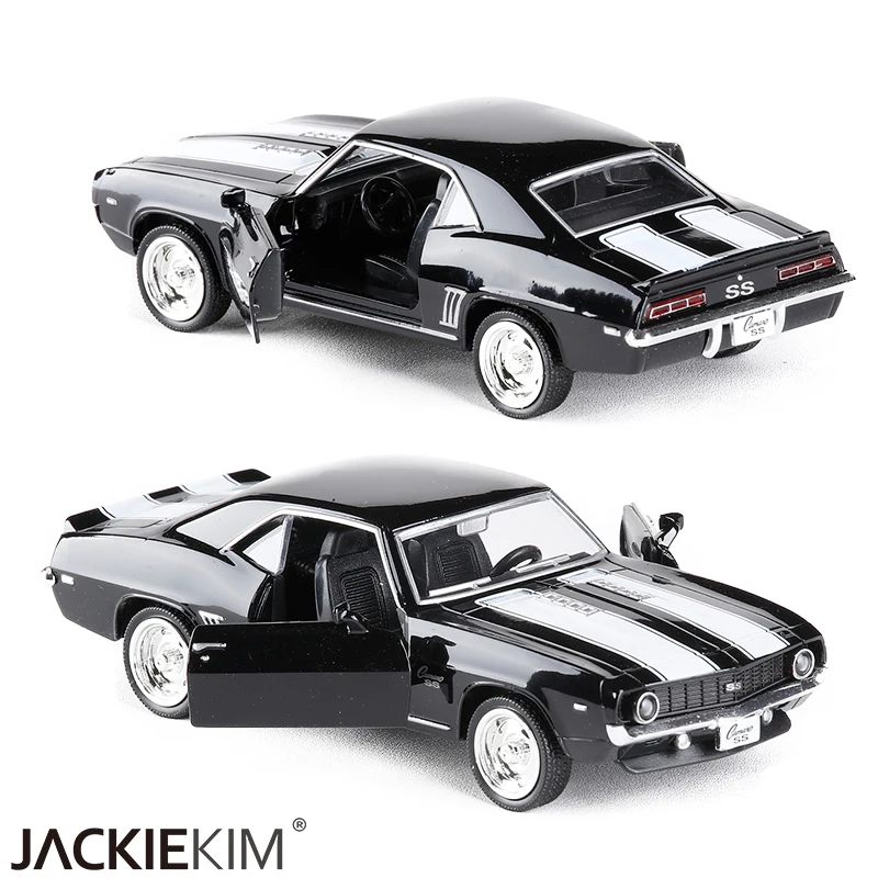 Совершенно RMZ City 1/36 масштаб Chevrolet Camaro SS(1969) металлическая литая под давлением Модель автомобиля игрушки с вытягиванием назад автомобиль игрушка для детей Подарки