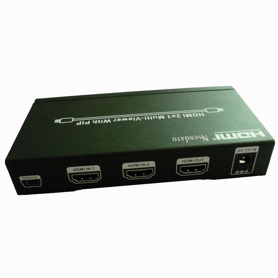 Мини 2 в 1 выход HDMI 3 сплиттер HD 1080P 2x1 Мульти просмотра с PIP адаптер питания