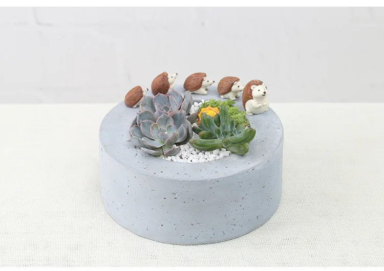 Креативная Смола ZAKKA орнамент украшение милый Ежик суккулентные растения цветочный горшок детские горшки сад микро-пейзаж Декор