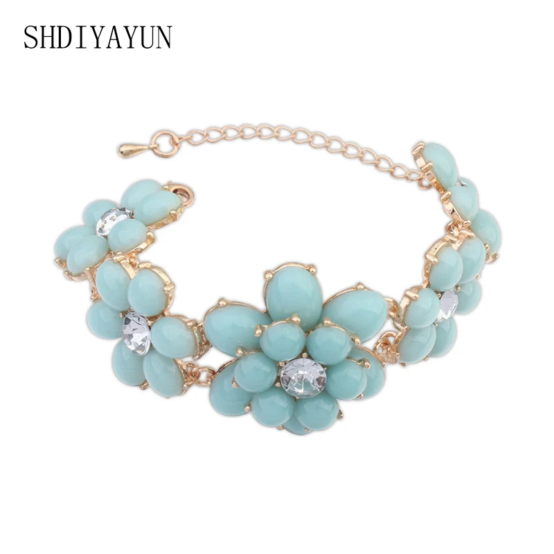 Shdiyayun Best продавцы браслет Высокое качество Этническая сладкий цветочный