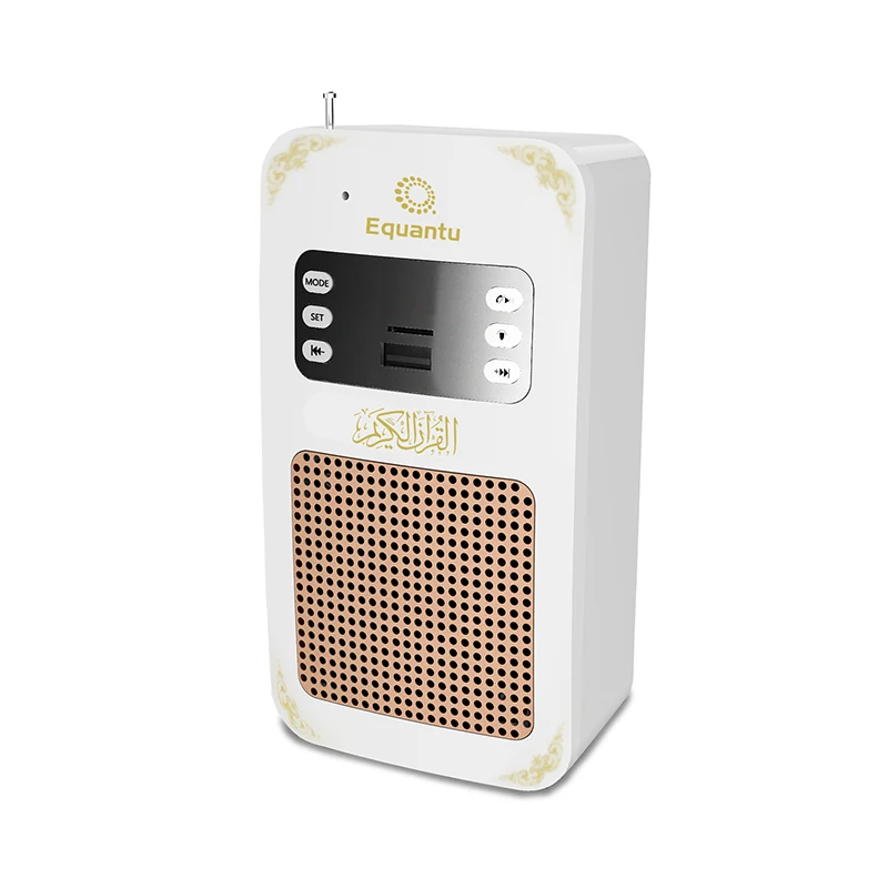 Equantu цифровой громкоговоритель quran Bluetooth Wallspeaker Ramadan мусульманский FM MP3 часы