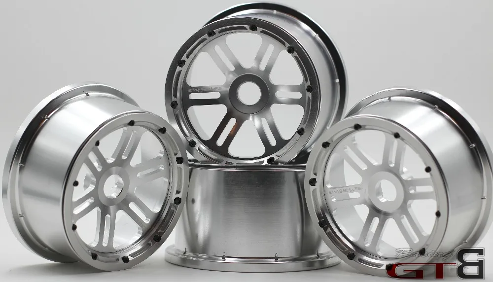 Обод из сплава GTB RACING CNC включает бусины для Losi 5ive t ROVAN LT KM X2|losi 5ive-t|beadlock rimsrims parts |
