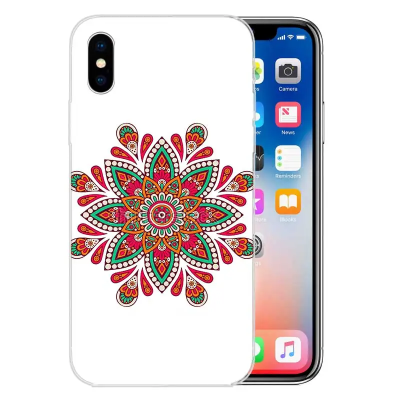 Fundas силиконовый чехол для телефона Apple iPhone 6 6S 7 8 Plus X 10 XS MAX XR 5 5S SE с сердцем цветок