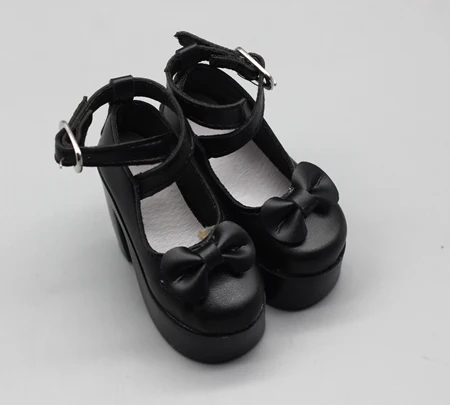 Black Модные кукольные туфли на высоком каблуке 7,8 см для 1/3 60 см BJD куклы аксессуары для платья лучший подарок для детской игрушки - Цвет: Black