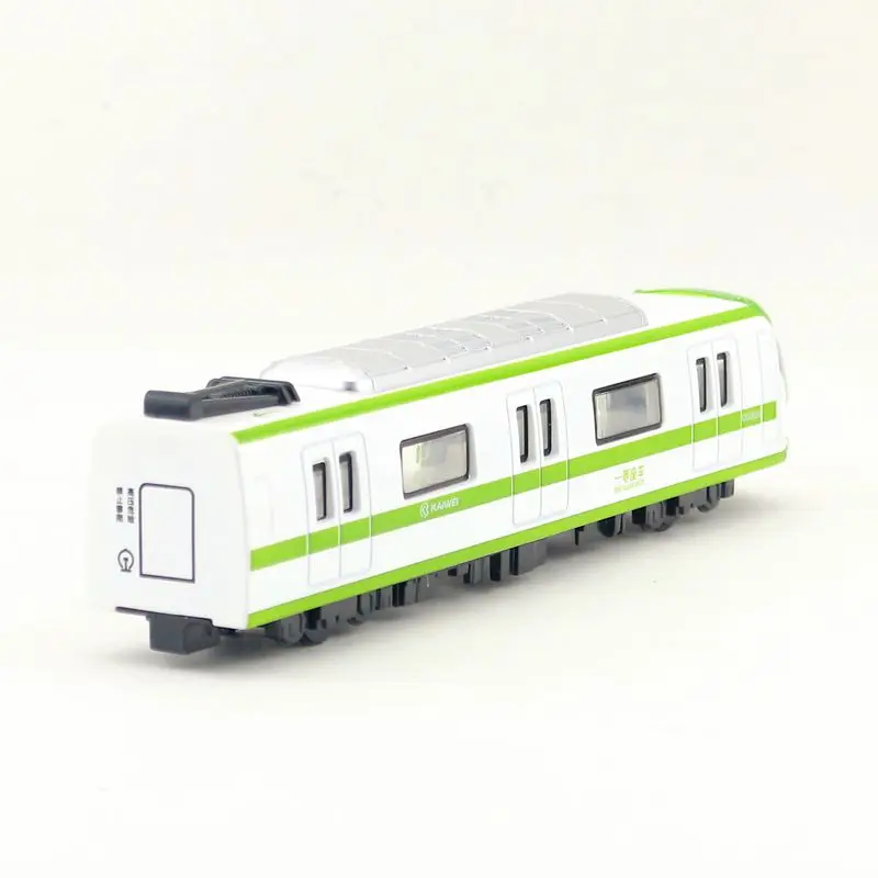 

Free Shipping/Diecast Toy Model/Underground Subway Train/Pull Back/Sound & Light Car/Educational Collection/Gift For Children
