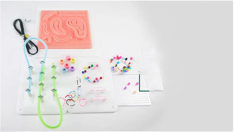 DHL полный набор лапароскопической хирургии Тренировочный Набор имитация лапароскопического хирургического инструмента Практическая коробка