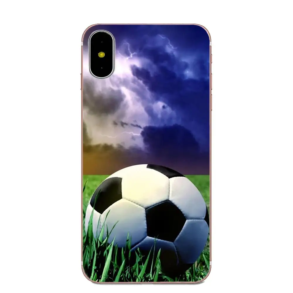 Футбольное поле мягкий TPU мобильный телефон для Xiaomi Redmi Mi Note 7 8 9 SE Pro Lite Go Play |