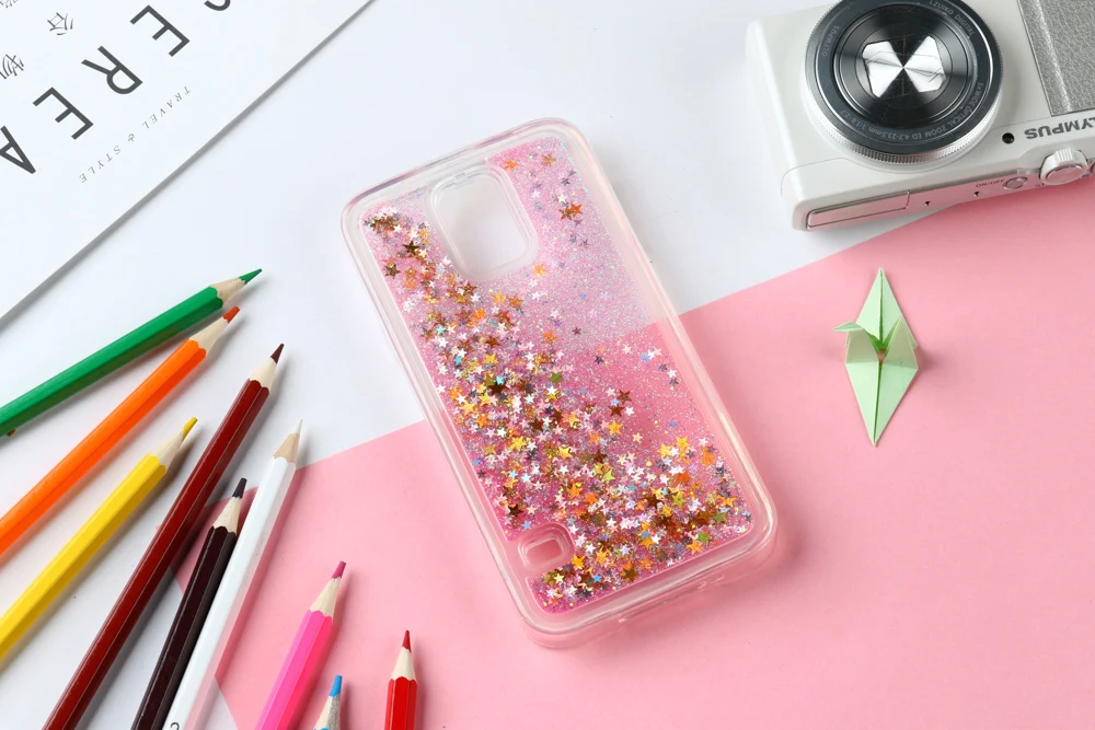 Блестящие чехлы с жидкостью для samsung Galaxy S5 чехол для samsung S6 S7 S8 S9 край A6 A7 A8 J6 J4 J8 плюс S10 S10E S10 плюс Чехол
