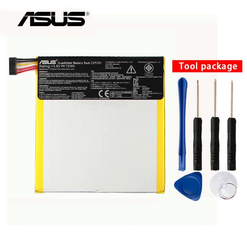 Оригинальный аккумулятор ASUS Fone Pad 7 для C11P1310 Me372CG K00E 3950 мАч|Аккумуляторы мобильных