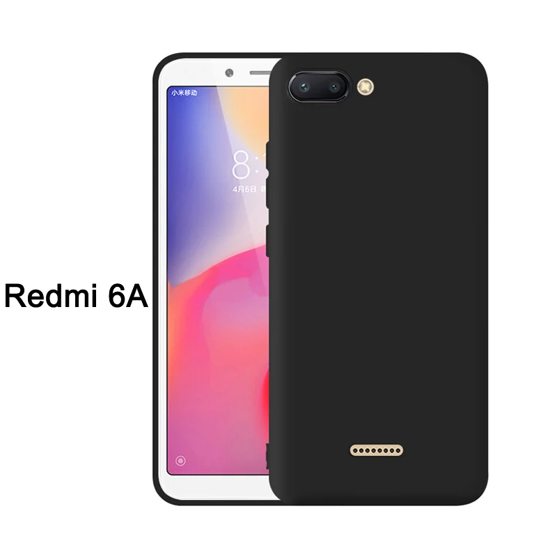 Xiaomi Redmi 6A 5A 4A Case Cover For 6 Pro Silicone TPU Soft Matte Full Redmi6A |