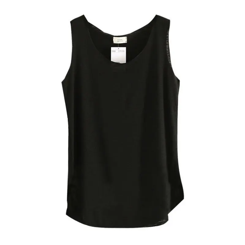 Женская тонкая футболка без рукавов с круглым вырезом весна лето 2018|summer tank top|tank top