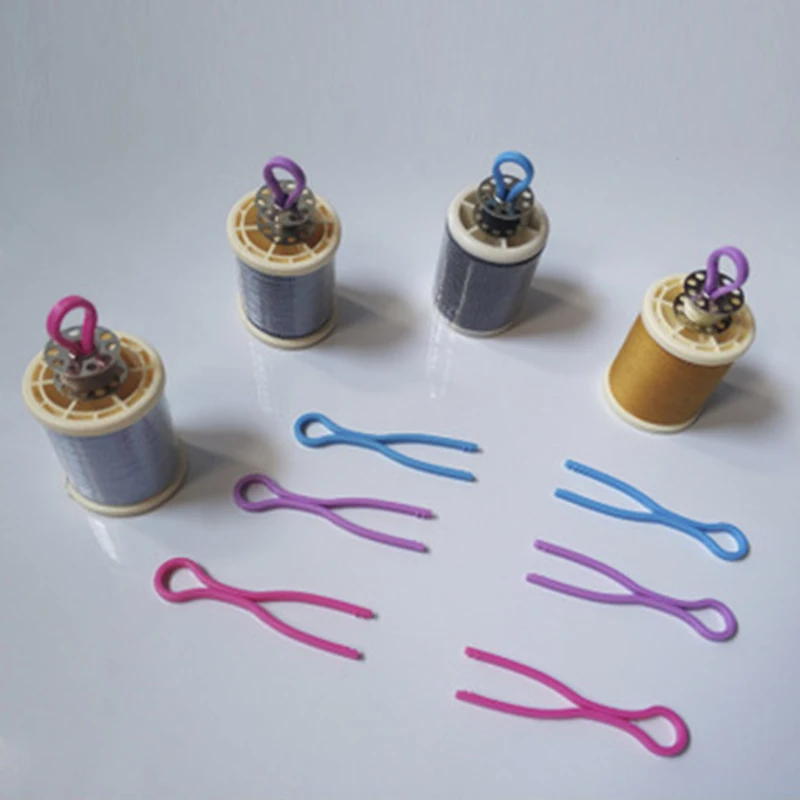 20PCs Bobbin Buddies Thread Holders Clips Sewing Machine Accessories For Spool Organizing Color random | Дом и сад