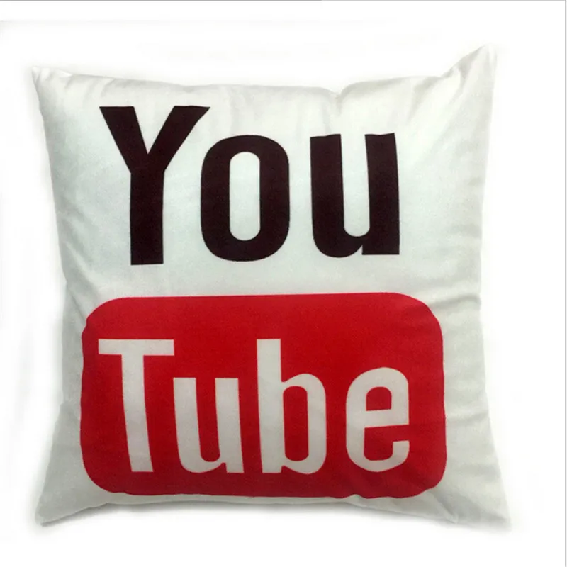 Мгновенные сообщения приложения дизайн Чехол для подушки Facebook YouTube Skype рекламы