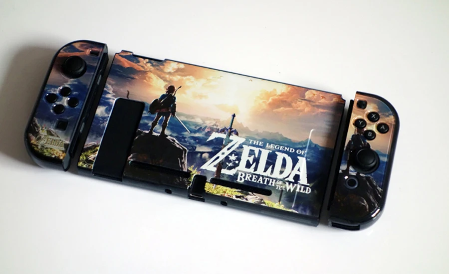 Nintendo switch шаблон Защитный чехол красочный жесткий корпус+ 4 Аналоговые крышки для nintendo Switch консоли Joy-con аксессуары