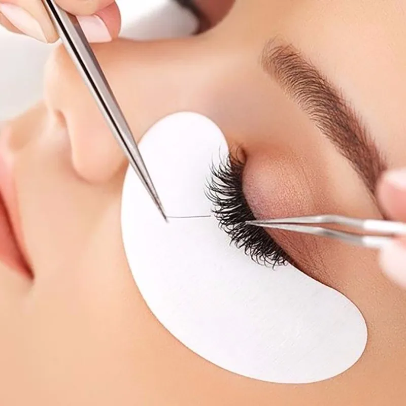 Dollylash 10 пар бумажных пластырей накладки для ресниц гелевые накладки под глаза накладки для наращивания ресниц накладки на глаза стикеры обертывания инструмент для макияжа