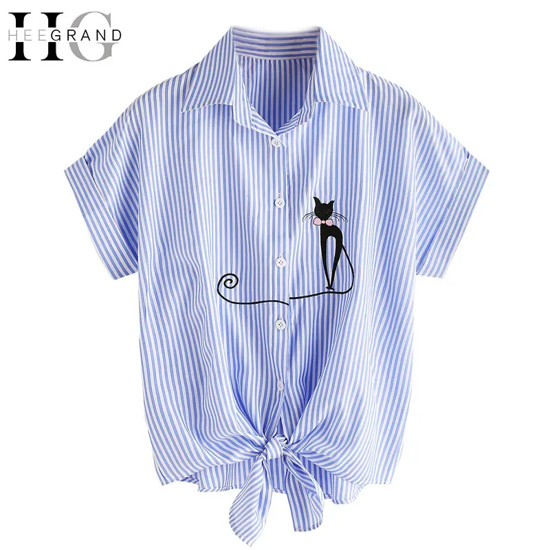 HEE GRAND/женские полосатые рубашки с рукавами летучая мышь повседневные летние топы