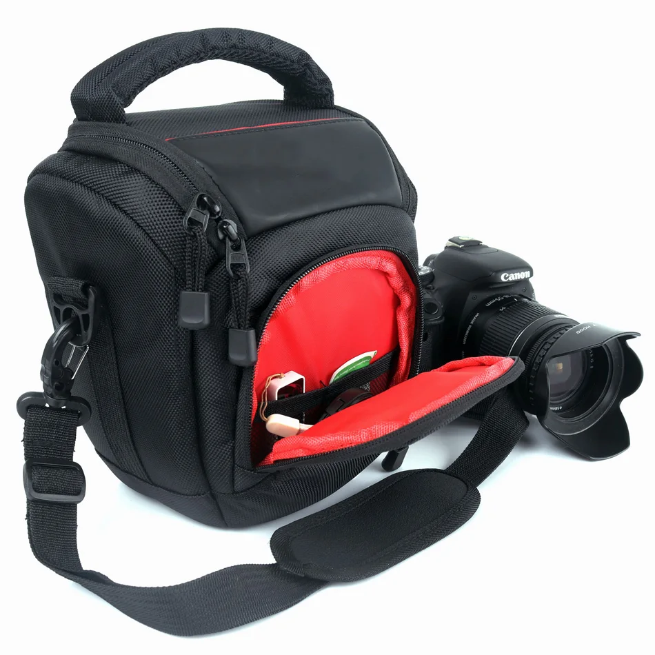 Сумка для DSLR камеры чехол Canon EOS 1300D 1200D 1100D 6D 800D 77D 700D 200D 600D 550D SX540 80D T5i T6i T7i объектива