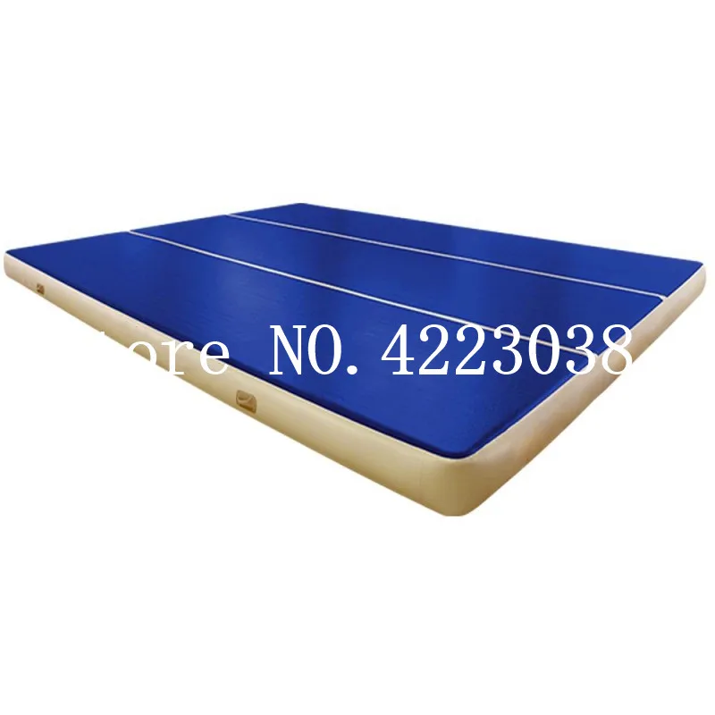 Купить Надувной гимнастический коврик с насосом, 4x4x0,2 м, 5 м, 6 м