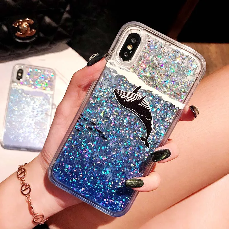 Милый мягкий чехол из ТПУ для samsung galaxy s5 s6 s7 s7edge s8 s8plus s9 + note8 note9 блестящий