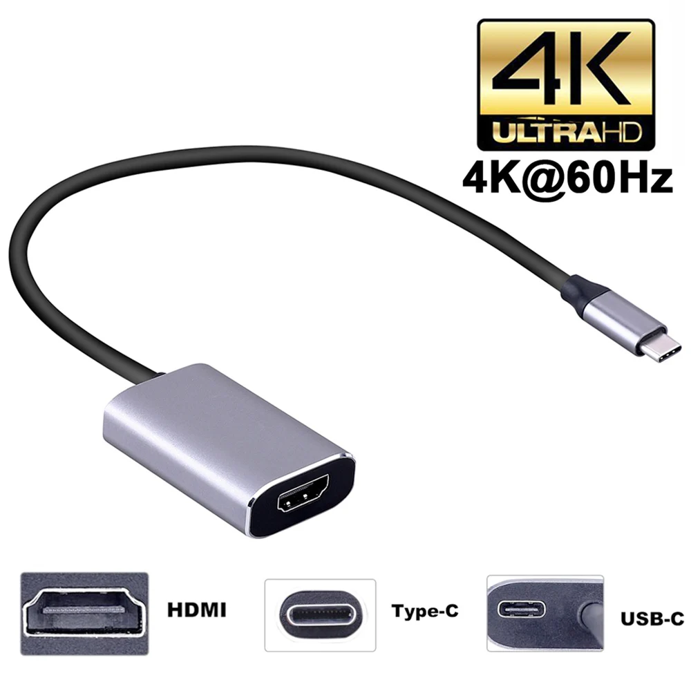 Thunderbolt 3 USB 3,1 USB-C type C к HDMI 4K 60 Гц с 100 Вт PD зарядный адаптер концентратор для Macbook Chromebook huawei mate 10