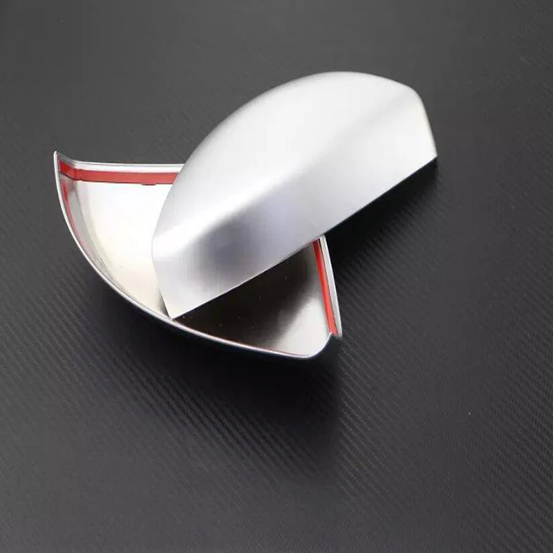2 шт. хромированные Чехлы для зеркала заднего вида из углеродного волокна |