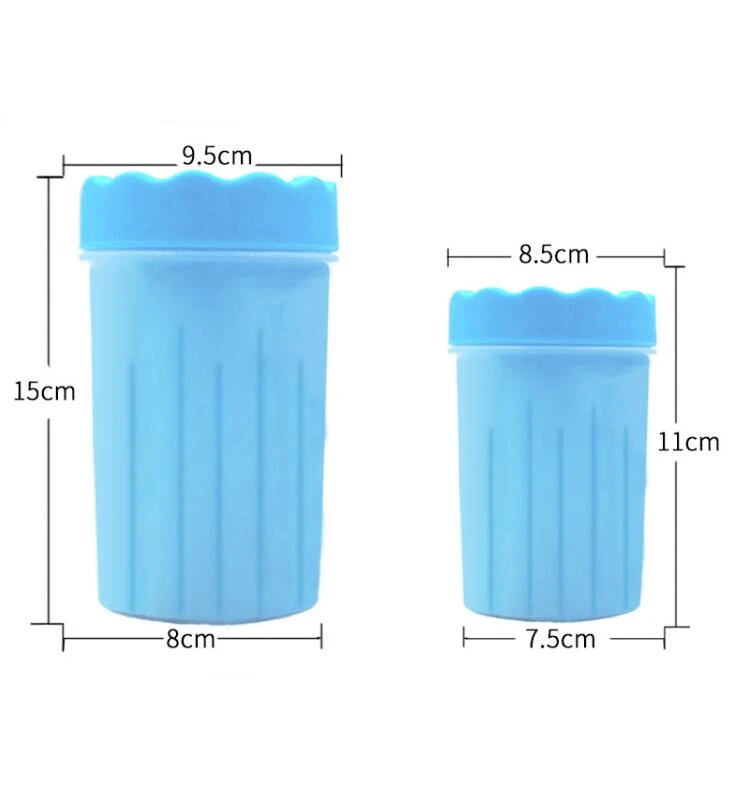 Щетка для чистки кошек и собак инструмент мытья лап из мягкого пластика