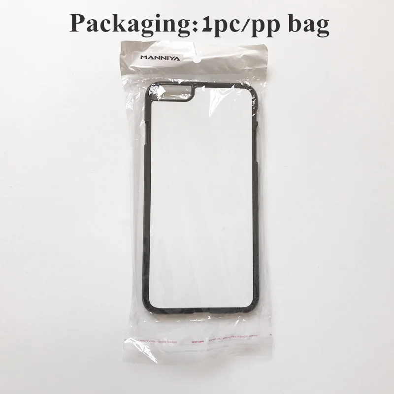 MANNIYA Blank Sublimation 2 в 1 ТПУ + ПК Жесткий двойной чехол для iphone 7 plus 8 с алюминиевыми