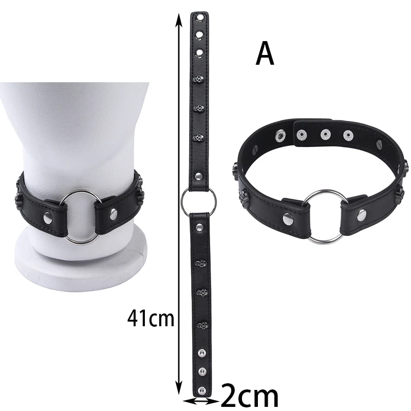 Ожерелье для БДСМ бондаж в стиле панк| |