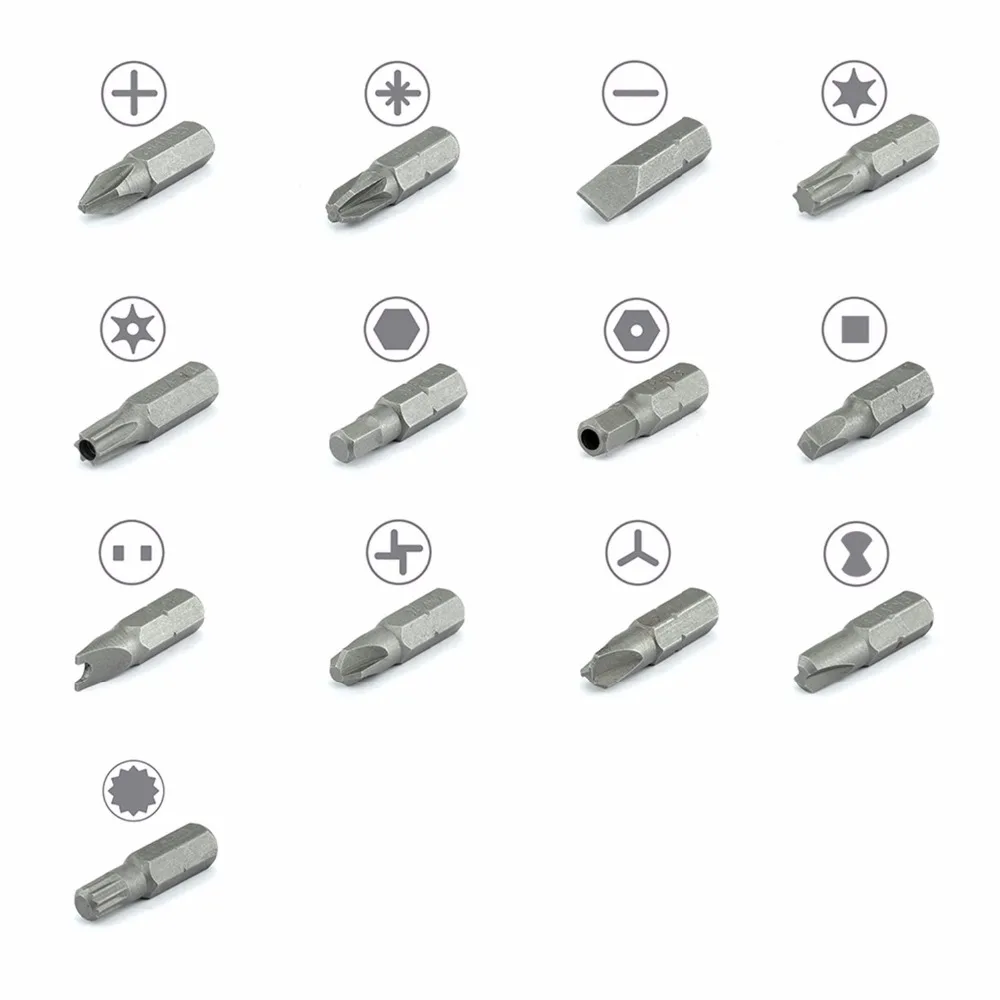 Cromo Vanadio 100 шт. безопасный Destornillador Tamperproof Torx шестигранный набор ручных